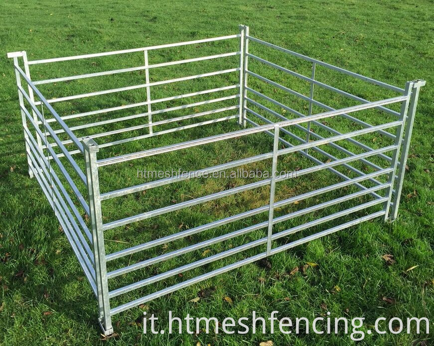 Orlanda di pecore del cancello del bestiame tubolare con anelli ad interblocco per unirsi completamente al saldatura